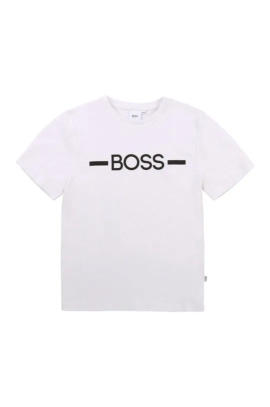 білий Boss - Дитяча футболка Для хлопчиків