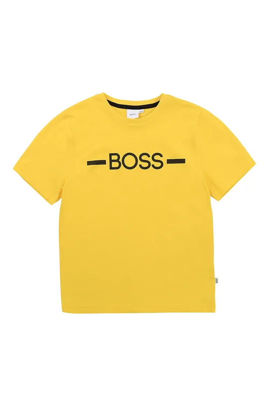 жёлтый Boss - Детская футболка Для мальчиков