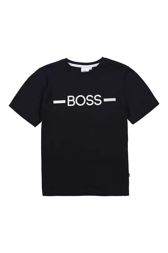 granatowy Boss - T-shirt dziecięcy J25G97.162.174 Chłopięcy