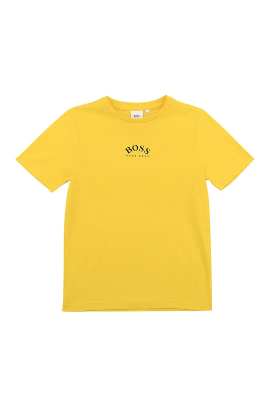 żółty Boss - T-shirt dziecięcy J25G99.102.108 Chłopięcy