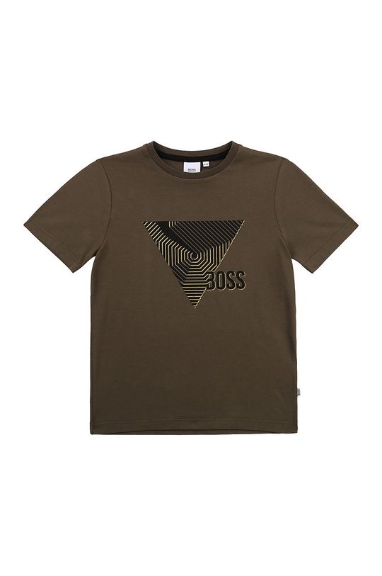 мръснозелен Boss - Детска тениска Момче