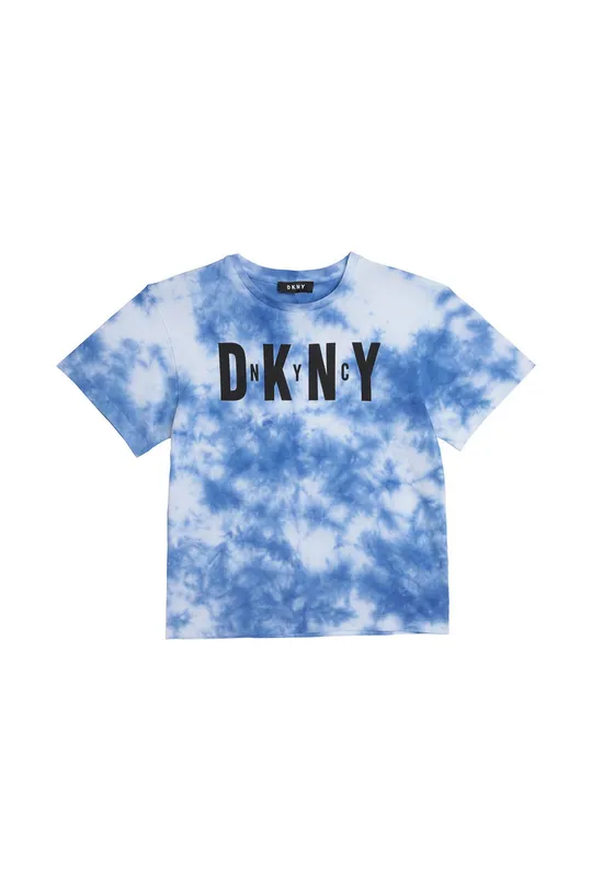 Dkny T-shirt dziecięcy D25D33.102.108 niebieski