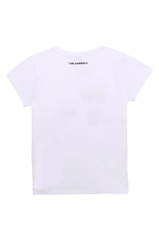 Karl Lagerfeld - T-shirt dziecięcy Z15297.114.150 biały
