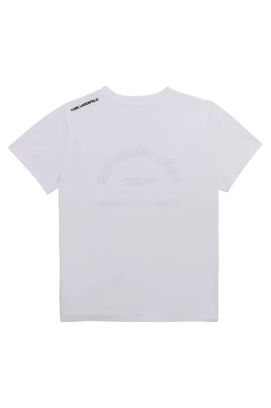Karl Lagerfeld - T-shirt dziecięcy Z25272.102.108 biały