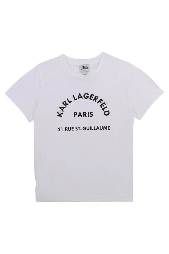 biały Karl Lagerfeld - T-shirt dziecięcy Z25272.114.150 Chłopięcy