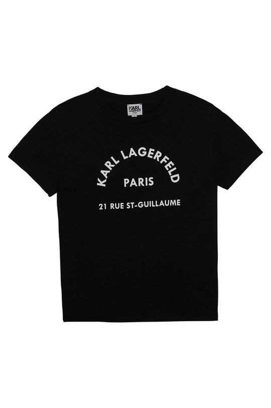 czarny Karl Lagerfeld - T-shirt dziecięcy Z25272.114.150 Chłopięcy