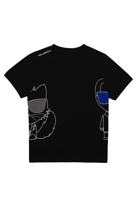 Karl Lagerfeld - T-shirt dziecięcy Z25275.114.150 czarny