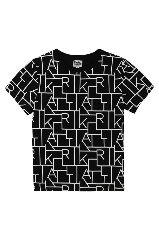 czarny Karl Lagerfeld - T-shirt dziecięcy Z25279.114.150 Chłopięcy