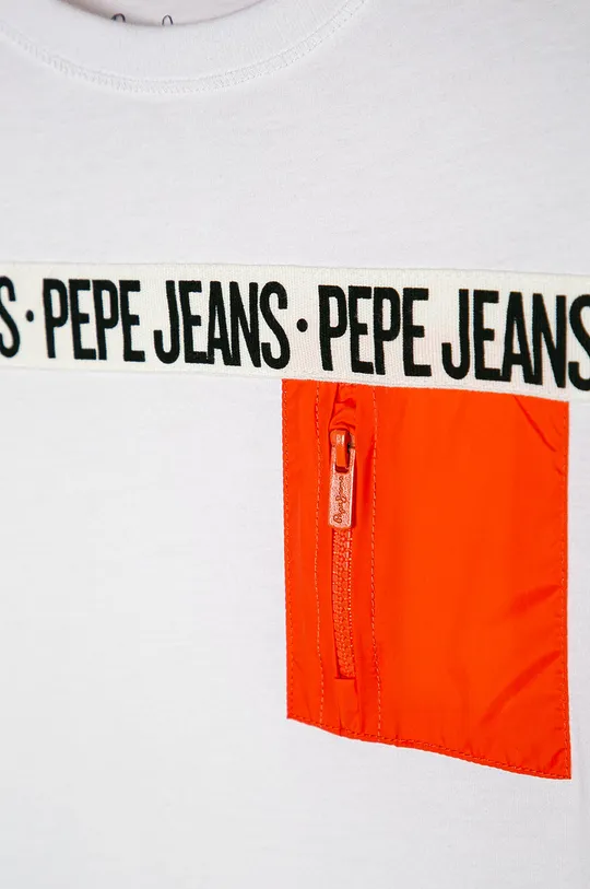 Pepe Jeans - Detské tričko Gil 128-180 cm biela