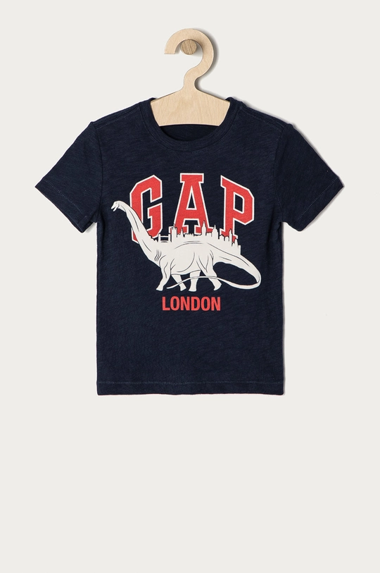 granatowy GAP T-shirt dziecięcy Chłopięcy