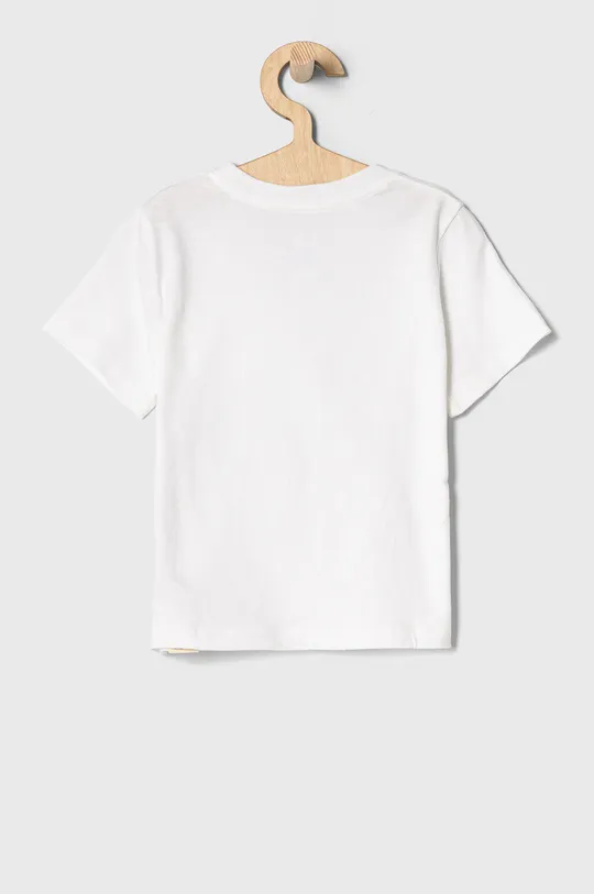 GAP T-shirt bawełniany dziecięcy biały