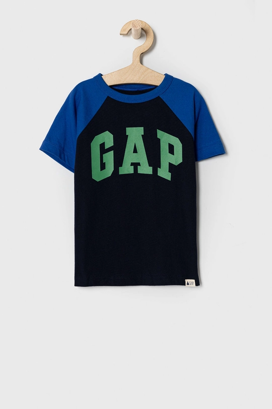 granatowy GAP T-shirt dziecięcy Chłopięcy