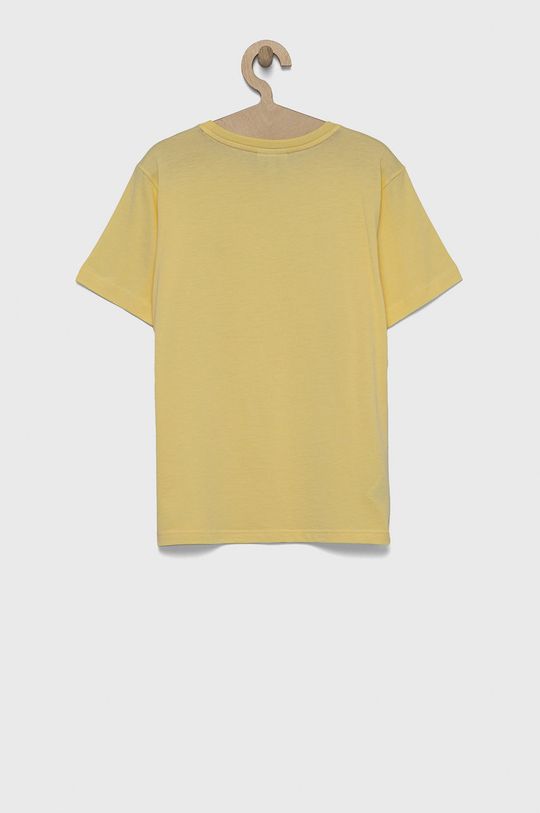 Lacoste tricou de bumbac pentru copii galben