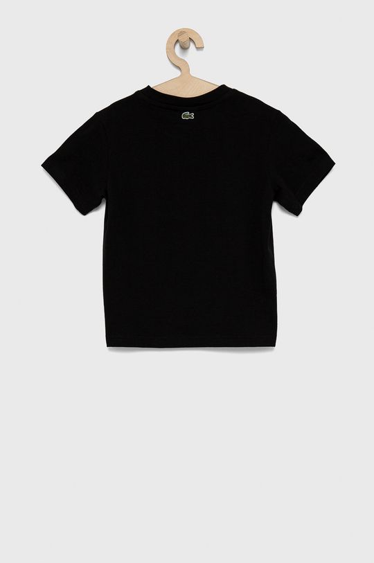 Lacoste T-shirt dziecięcy czarny