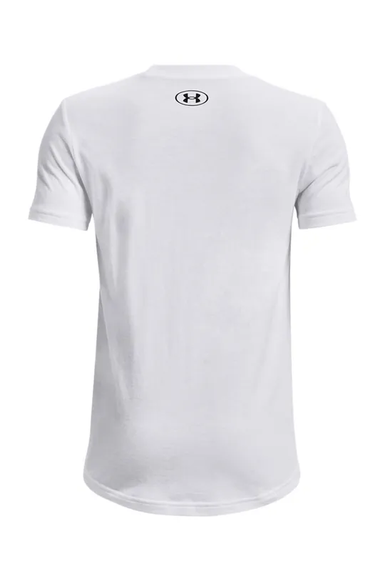 Under Armour t-shirt in cotone per bambini bianco