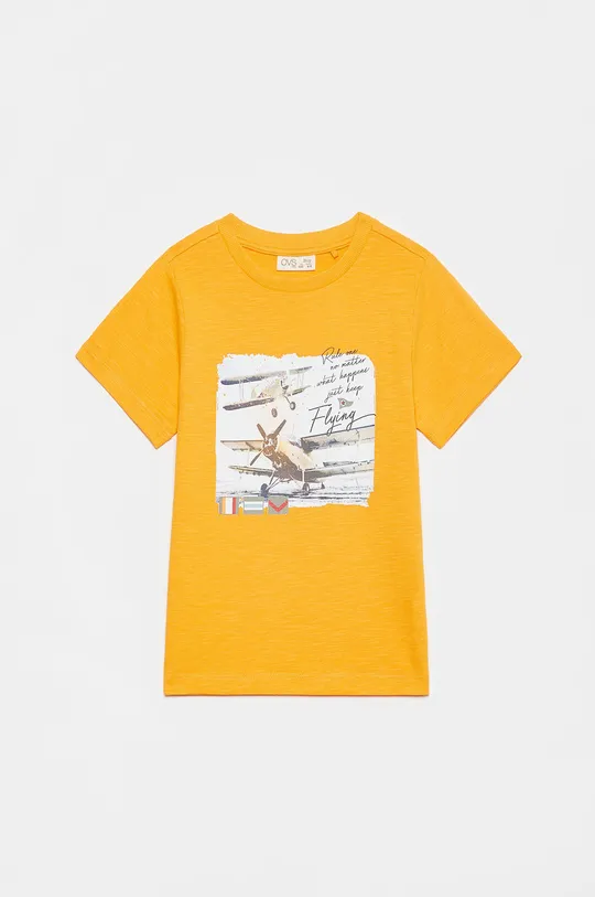 oranžová Detské tričko OVS Chlapčenský
