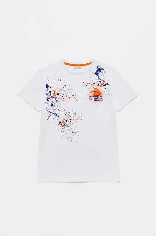 biały OVS T-shirt dziecięcy Chłopięcy
