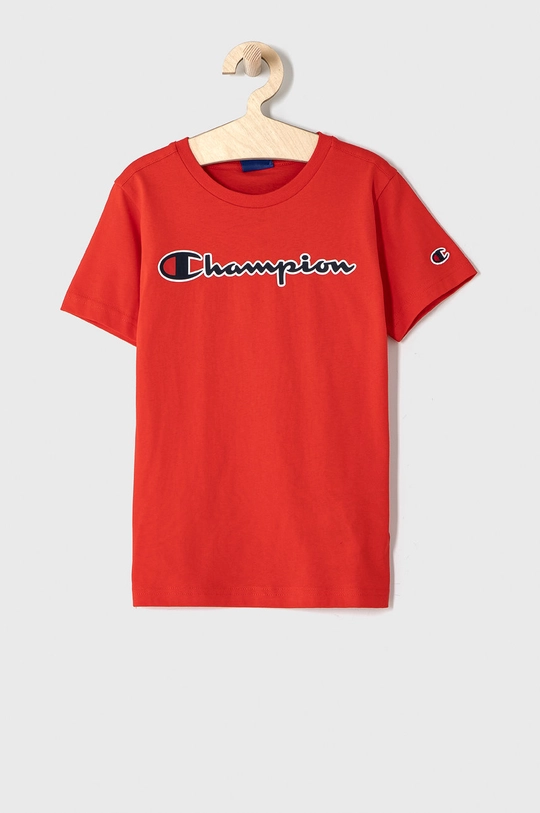 czerwony Champion T-shirt dziecięcy 305254 Chłopięcy