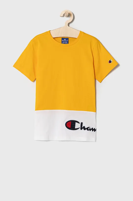 žltá Detské tričko Champion 305259 Chlapčenský