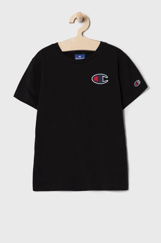 czarny Champion T-shirt dziecięcy 305580 Chłopięcy