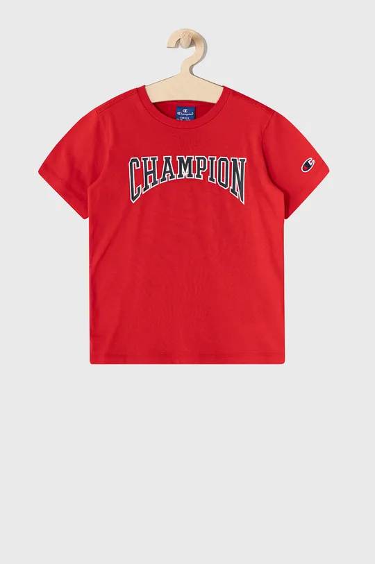 czerwony Champion T-shirt dziecięcy 305671 Chłopięcy