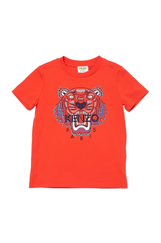 czerwony Kenzo Kids T-shirt dziecięcy Chłopięcy
