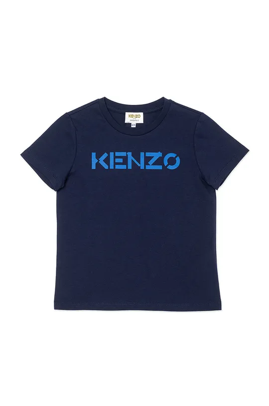 granatowy Kenzo Kids T-shirt dziecięcy Chłopięcy