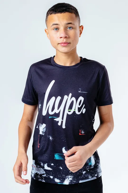 чорний Дитяча футболка Hype Для хлопчиків
