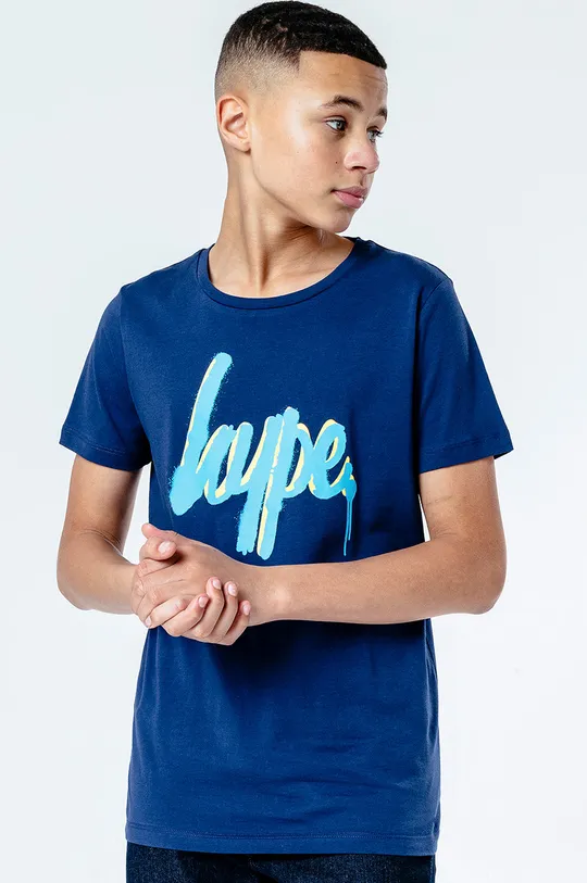тёмно-синий Детская футболка Hype SCRIPT SPRAY Для мальчиков