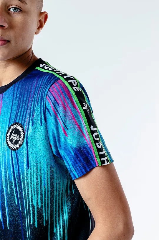 multicolor Hype T-shirt dziecięcy NEON DRIPS