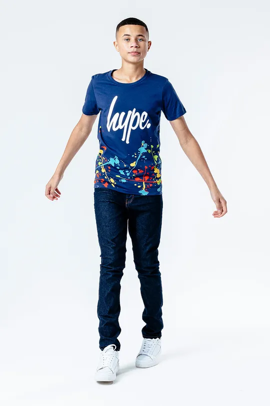 Дитяча футболка Hype NAVY SPLAT темно-синій