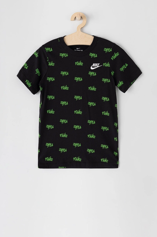 crna Dječja majica kratkih rukava Nike Kids Za dječake