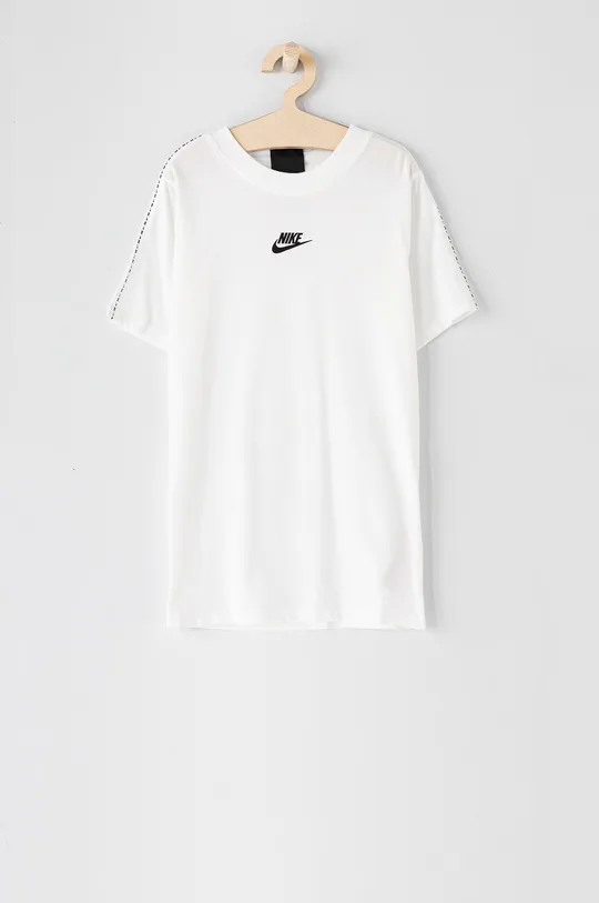 bijela Dječja majica kratkih rukava Nike Kids Za dječake