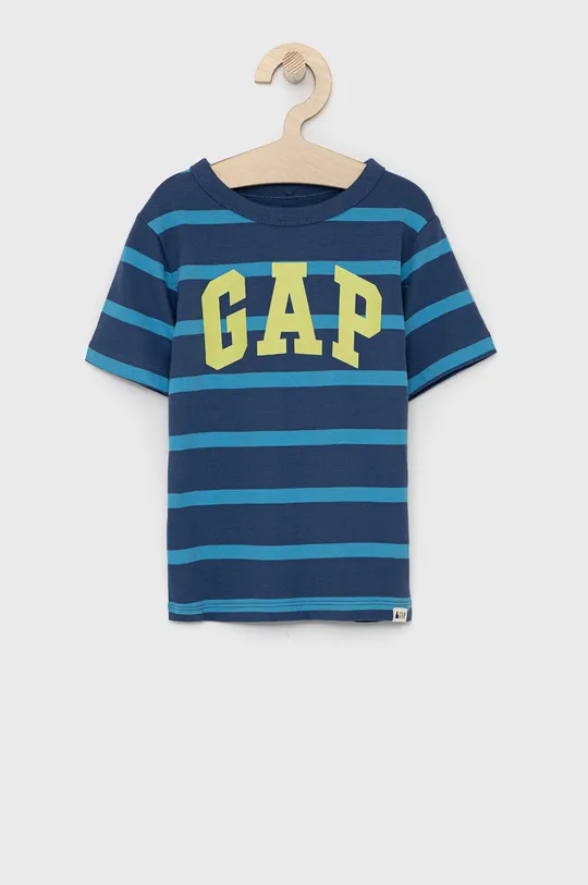 niebieski GAP T-shirt bawełniany Chłopięcy