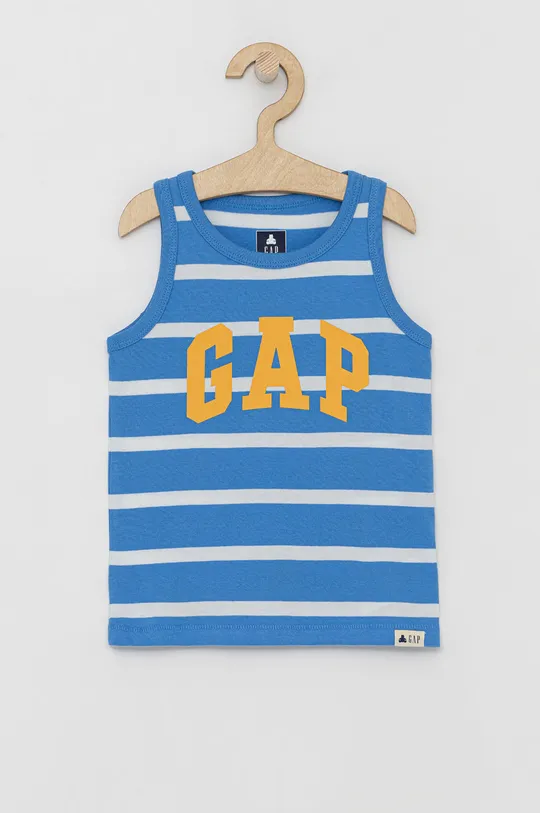 niebieski GAP T-shirt dziecięcy Chłopięcy