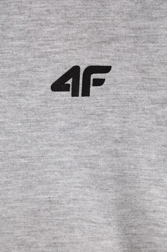 4F T-shirt dziecięcy szary