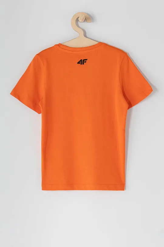 4F T-shirt dziecięcy pomarańczowy
