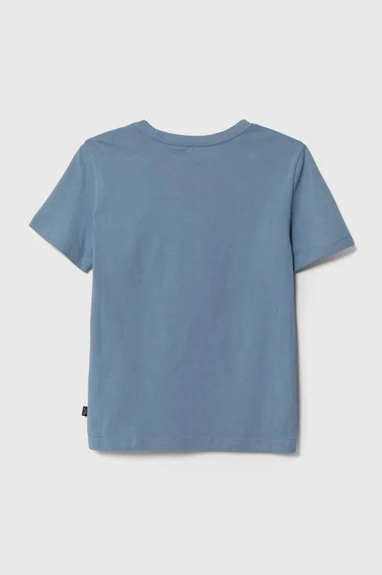 Детская хлопковая футболка Puma голубой