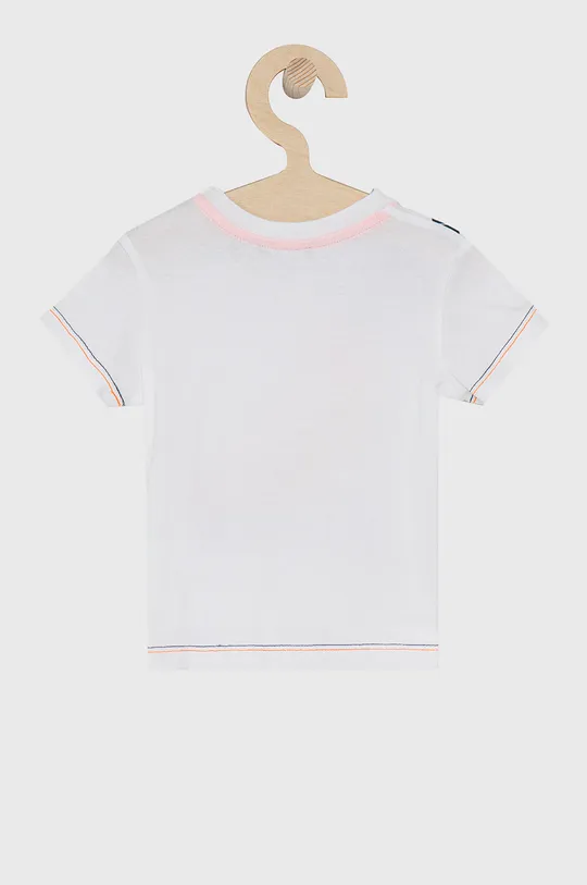 biela Detské bavlnené tričko United Colors of Benetton