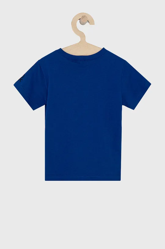 United Colors of Benetton T-shirt bawełniany dziecięcy fioletowy