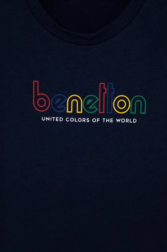 Dječja pamučna majica kratkih rukava United Colors of Benetton  100% Organski pamuk