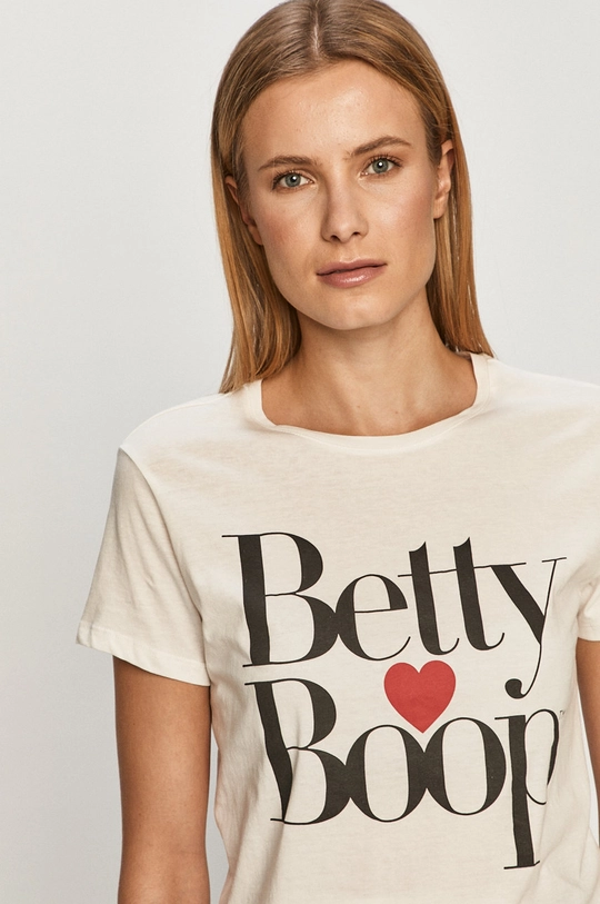 biały Jacqueline de Yong - T-shirt