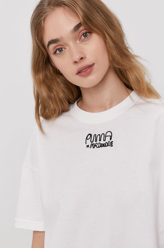 white Puma T-shirt