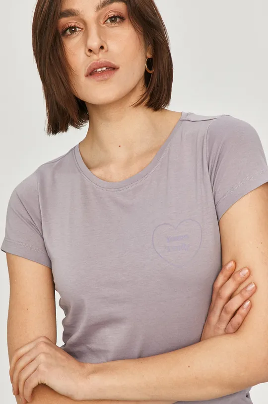 fioletowy Jacqueline de Yong - T-shirt