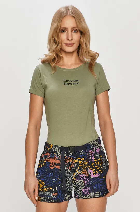 zielony Jacqueline de Yong - T-shirt Damski