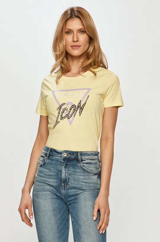 sárga Guess - T-shirt