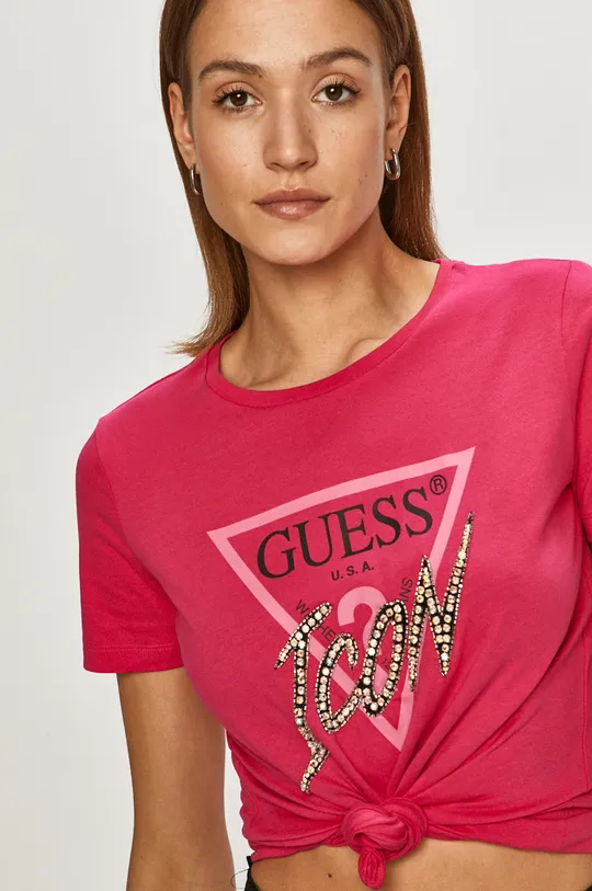 lila Guess - T-shirt