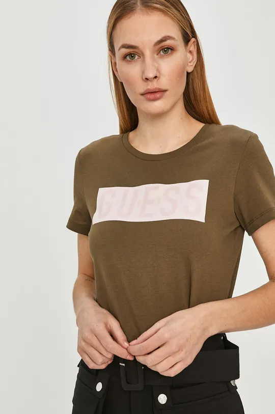 zöld Guess - T-shirt