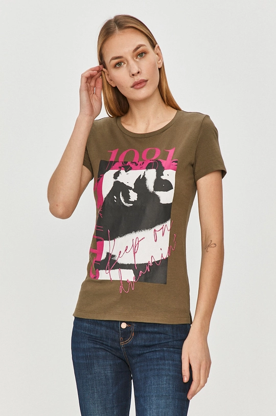 zöld Guess - T-shirt Női