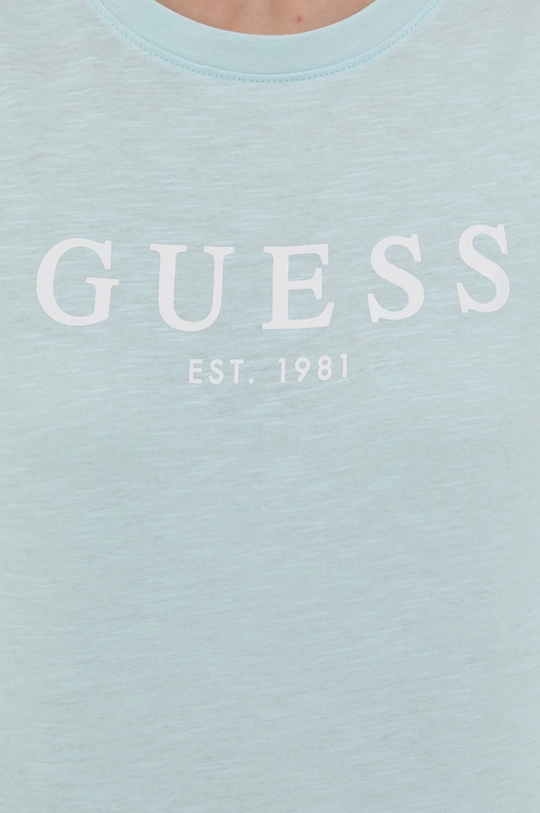 Βαμβακερό μπλουζάκι Guess Γυναικεία